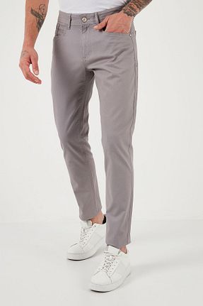 شلوار طوسی مردانه پنبه - الاستین U.S. Polo Assn. - کد 834049526