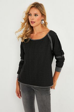 سوئیشرت طوسی زنانه ساده Cool & Sexy - کد 856022693