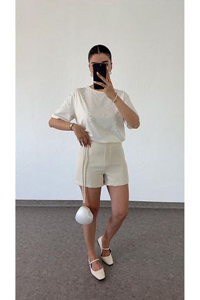 شلوارک و برمودا رنگی زنانه رگولار HAZELANNA - کد 833717034