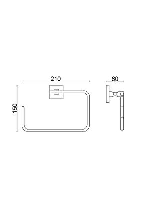 نظم دهنده حمام بژ استیل ضد زنگ ÇELİK BANYO - کد 751994775