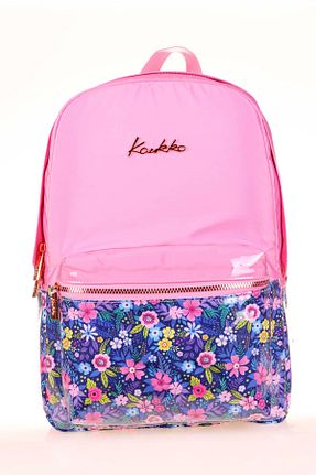 کیف مدرسه صورتی بچه گانه پارچه ای Kaukko - کد 844141641