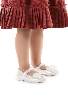 بابت سفید بچه گانه چرم مصنوعی Kiko Kids - کد 736377805