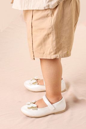 بابت سفید بچه گانه چرم مصنوعی Kiko Kids - کد 742335200