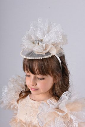 لباس مجلسی و فارغ التحصیلی نارنجی بچه گانه آستین کوتاه MIALORA EXCLUSİVE By Emel Ebru Özdemir - کد 659002246