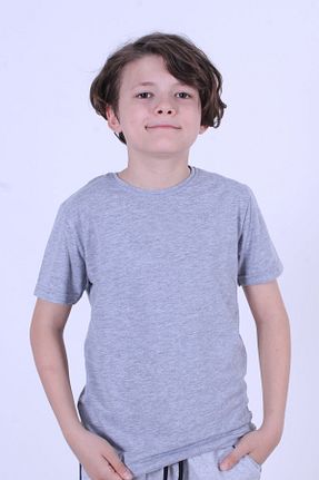 تیشرت طوسی بچه گانه رگولار Genel Markalar - کد 679392662