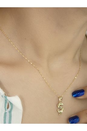گردنبند طلا زرد زنانه 14 عیار ZEYNEPLİ GOLD - کد 855732283