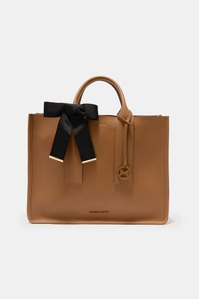 کیف دستی قهوه ای زنانه ابعاد بزرگ Black Ribbon - کد 65864716