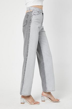 شلوار جین طوسی زنانه پاچه گشاد XRAY JEANS - کد 175827109