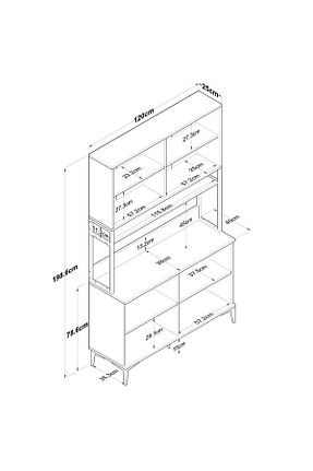  قهوه ای 199 cm 120 cm کد 841747514