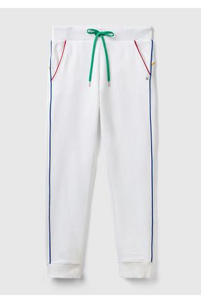 شلوار کرمگن سفید زنانه رگولار United Colors of Benetton - کد 810723038