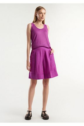 شلوارک و برمودا بنفش زنانه رگولار United Colors of Benetton - کد 835605815
