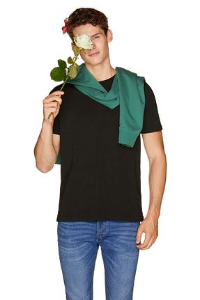 تیشرت مشکی مردانه رگولار United Colors of Benetton - کد 31800975