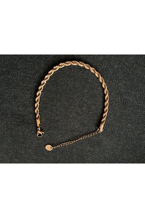 دستبند استیل (فولاد) زرد زنانه استیل (فولاد) Çelik - کد 856013779