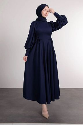 لباس حجاب سرمه ای زنانه رگولار ZÜBİŞ BUTİK - کد 845183638