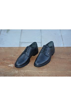 کفش کژوال مشکی مردانه چرم خالص LİCCAS - کد 855800902