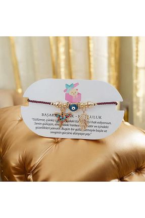دستبند جواهر زرشکی زنانه زیرکن toptanhanem - کد 855809416