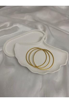 دستبند استیل (فولاد) طلائی زنانه استیل ضد زنگ Alyonajewelry - کد 842864025