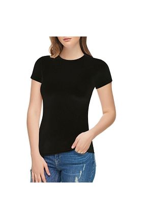 بادی مشکی زنانه یقه دوچرخه Tutku Elit - کد 85808344