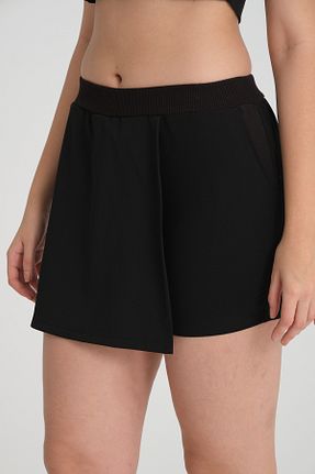 شلوارک و برمودا مشکی زنانه فاق بلند Dejabrew Jeans - کد 855837949