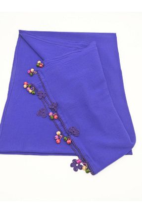دستمال گردن بنفش زنانه پنبه ای YıldızYolu - کد 768897528