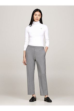 تیشرت نباتی زنانه اسلیم فیت Tommy Hilfiger - کد 855876085