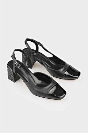 کفش پاشنه بلند کلاسیک مشکی زنانه پلی اورتان Elle - کد 855951245