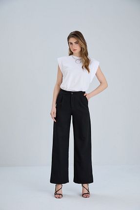 شلوار مشکی زنانه بافتنی Thin Shop - کد 814617711