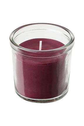 شمع قرمز 1 پارچه IKEA - کد 834195344