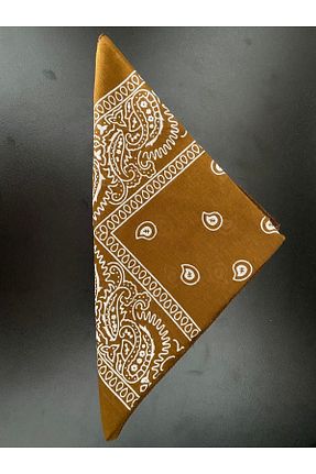 باندانا قهوه ای پنبه ای Gülerbandana by yunus güler - کد 302774901