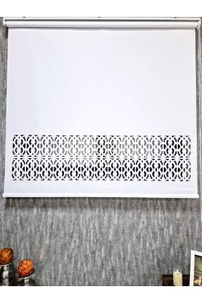 پرده کشوئی سفید کلاسیک Stor BBB - کد 831735478