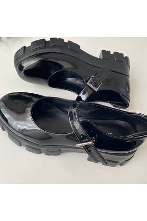 کفش آکسفورد مشکی زنانه چرم لاکی DEEFWEAR - کد 463673531