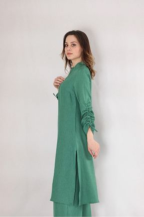 ست بالاتنه و پائین تنه سبز زنانه بافتنی Know - کد 825978149