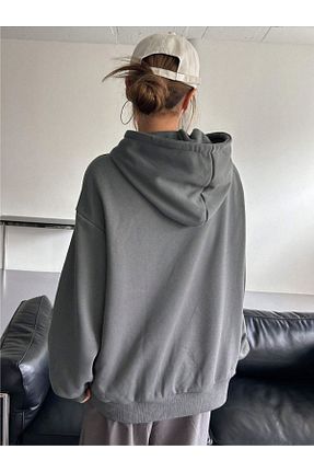سوئیشرت طوسی زنانه چاپی Know - کد 755957230