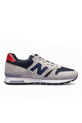 کفش اسنیکر طوسی زنانه چرم اصل New Balance - کد 856011676