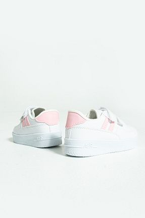 کفش اسنیکر سفید بچه گانه چسبی Pembe Potin - کد 666580305