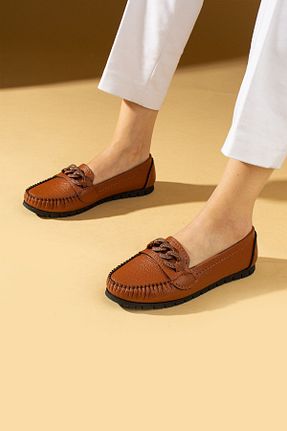 بابت قهوه ای زنانه چرم مصنوعی Pembe Potin - کد 656062643