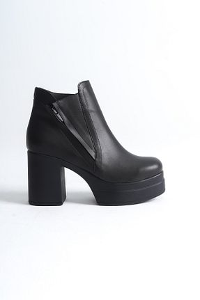 بوت / نیم بوت مشکی زنانه چرم مصنوعی Shoesers - کد 856036943