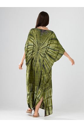 لباس سبز زنانه آستین خفاشی Gezginimport - کد 856035551