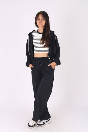 ست گرمکن مشکی بچه گانه پنبه پلی استر armicem - کد 856037403