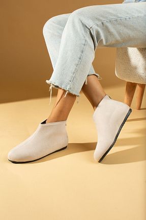 بوت / نیم بوت بژ زنانه جیر Pembe Potin - کد 772192839