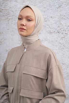 روسری طوسی پلی استر ARMANDA - کد 855989956