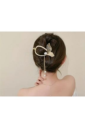 گیره سر طلائی زنانه NİLZ - کد 856040463