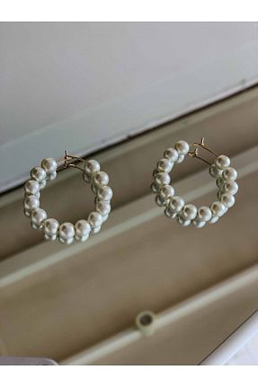 گوشواره مروارید سفید GO Sİ ON - کد 363856166