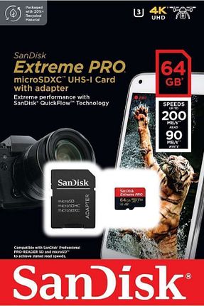 کارت حافظه 64 GB Sandisk - کد 336302899