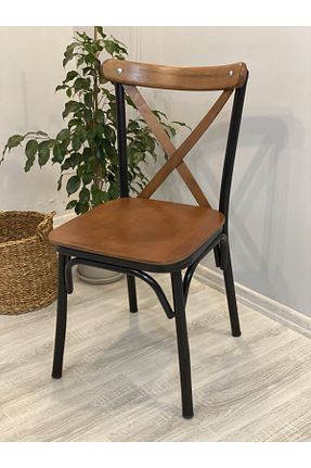 صندلی آشپزخانه قهوه ای چوب Resa mobilya design - کد 103348163