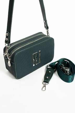 کیف دوشی سبز زنانه چرم مصنوعی Just Polo - کد 856157600