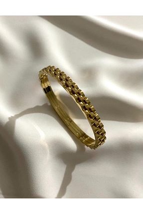 دستبند استیل (فولاد) طلائی استیل (فولاد) Bubbleatelier - کد 856165568