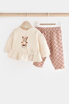 ست بالاتنه و پائین تنه بژ بچه گانه بافتنی Next Baby - کد 856177545
