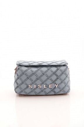 کیف دوشی آبی زنانه چرم مصنوعی Sisley - کد 852559042