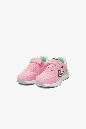 کفش اسنیکر صورتی بچه گانه بند دار hummel - کد 793056633